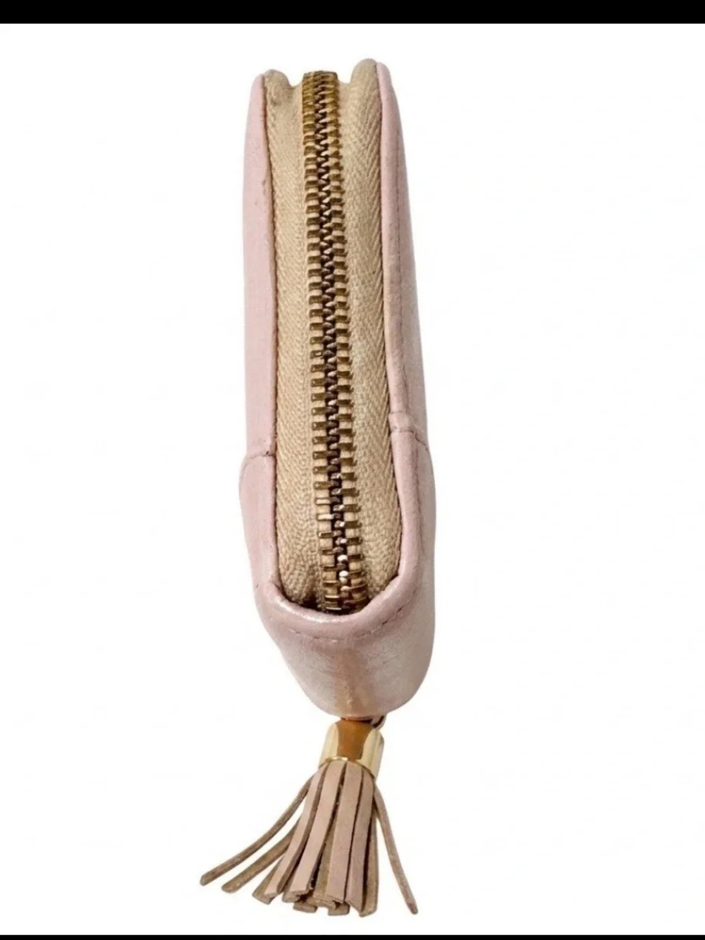 LOW START 🩷 See by Chloe Large Zippy Tassel Wallet Repainted PINK & BEIGE